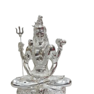 Silver Shiv Statue