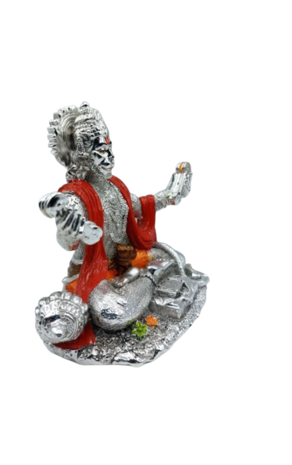 Silver Hanuman ji Statue - Image 3