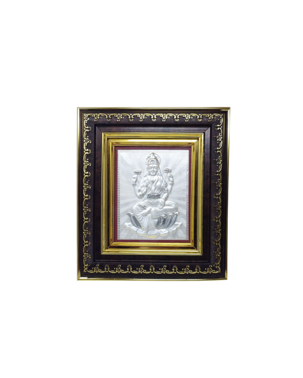 Goddess Lakshmi Silver Photo Frame