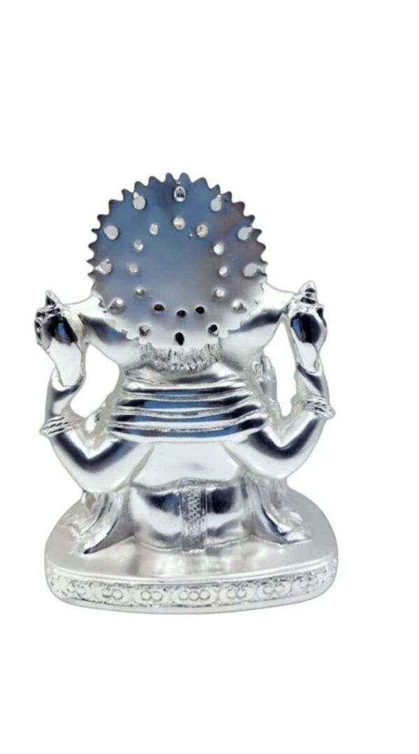 Silver Ganesh statue - Image 2