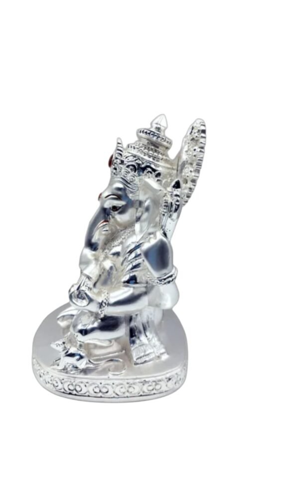 Silver Ganesh statue - Image 3