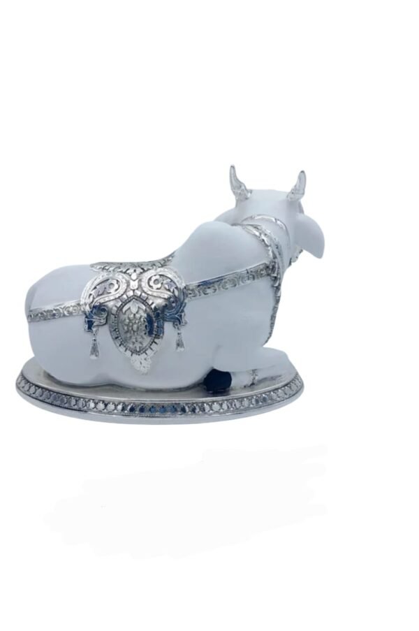 Silver Nandi Statue - Image 4