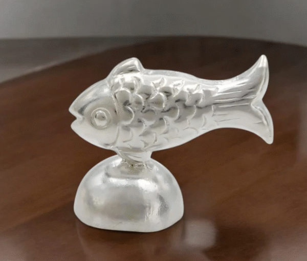 Real Sterling Silver Fish for Lal kitab red book