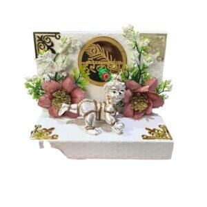 Laddu Gopal Silver Statue