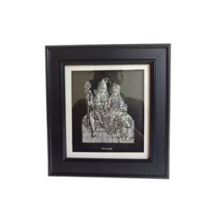 Lord Shiv and Parwati Silver photo frame [jyoti 6]