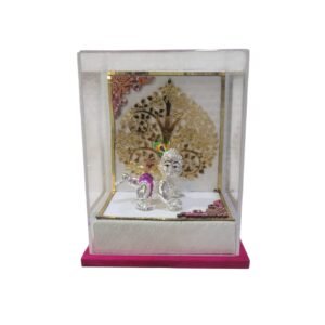 Laddu Gopal Silver Statue