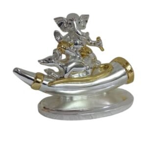 Lord Ganesh Silver Statue