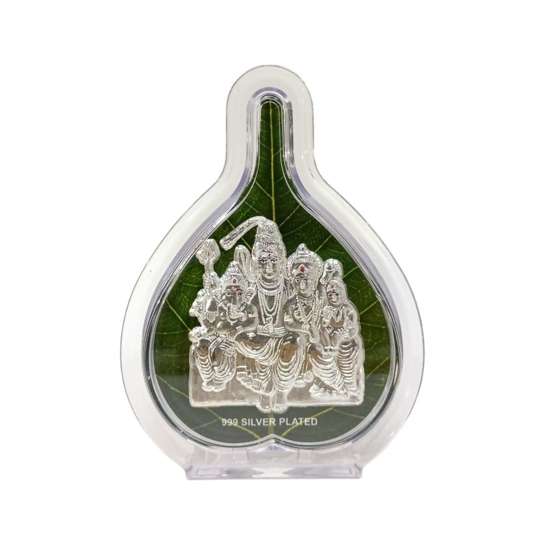 Shiv Parivar Silver Photo Frame